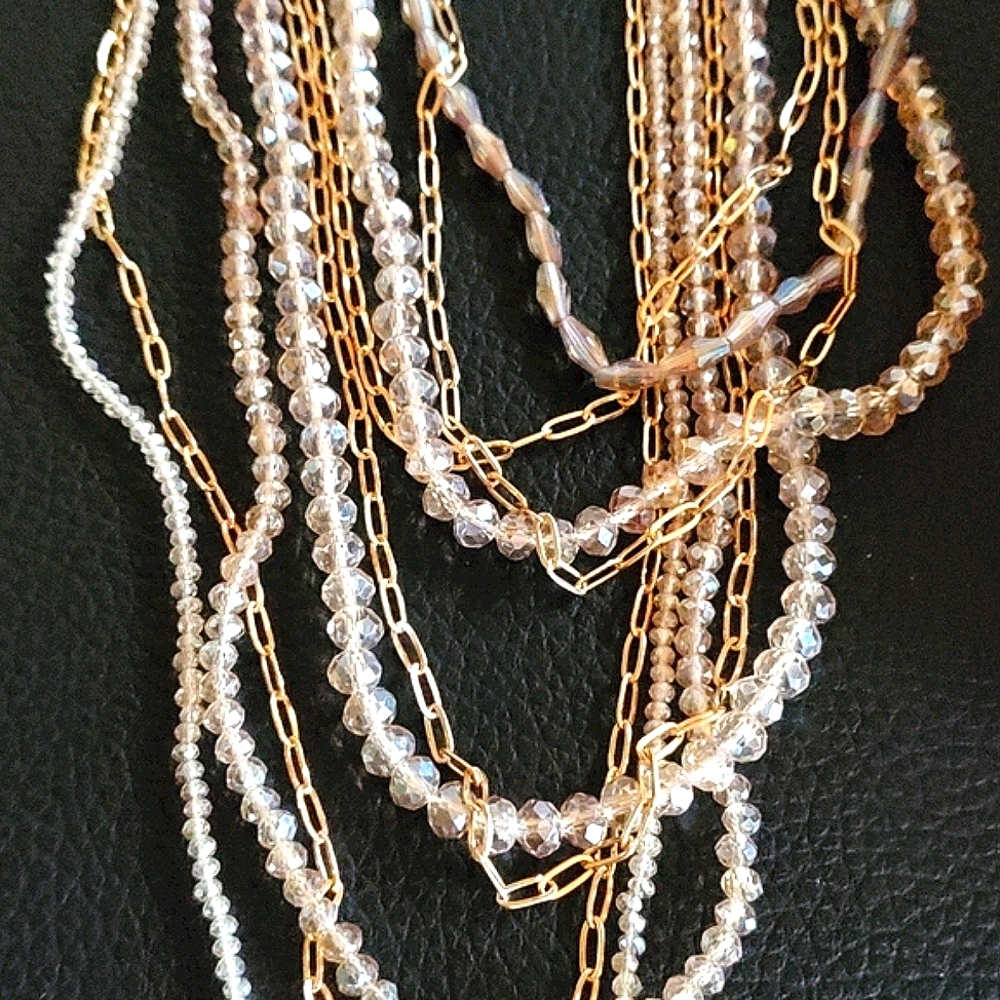 Nwt A New Day Chain, Beaded Multi-Strand Necklace - Picture 9 of 16